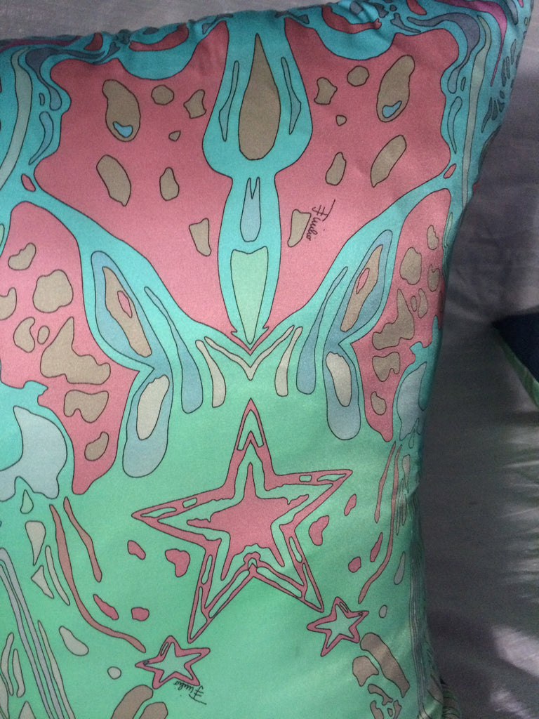 Pucci Lake Como Pillow Print 1 - Palme d'Or