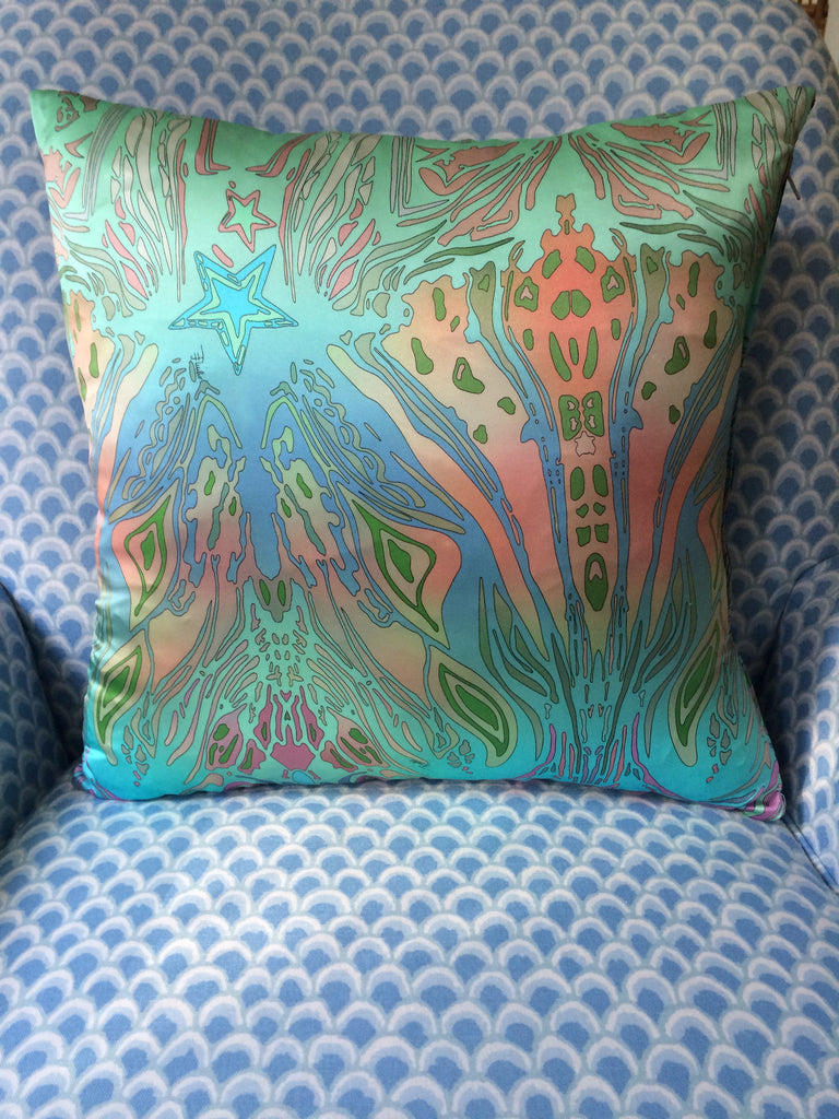 Pucci Lake Como Pillow Print 2 - Palme d'Or