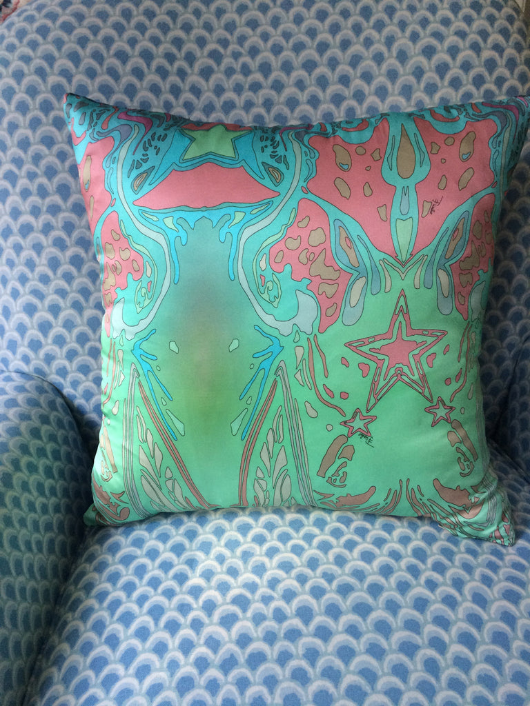Pucci Lake Como Pillow Print 1 - Palme d'Or