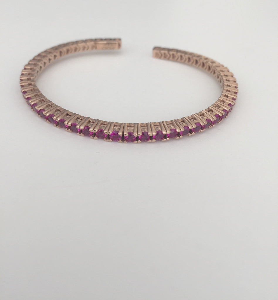 Pink Sapphire Cuff - Palme d'Or