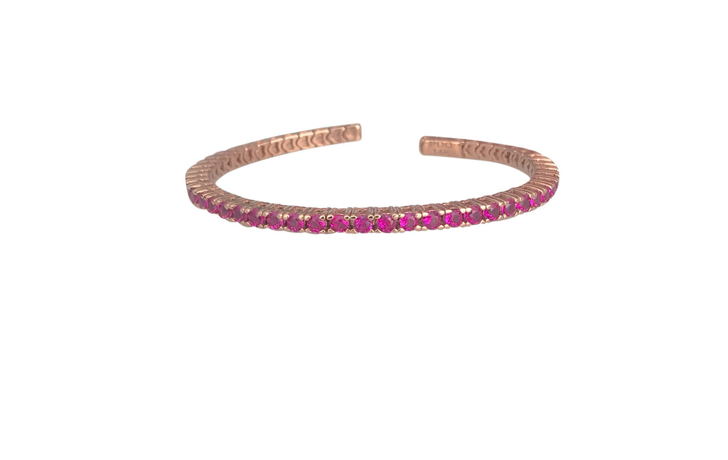 Pink Sapphire Cuff - Palme d'Or
