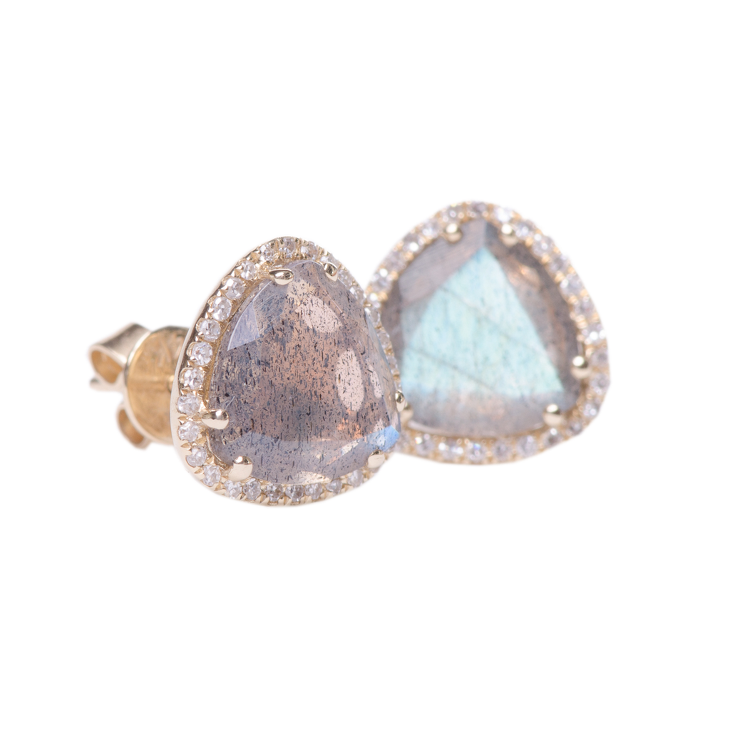 Marseille Labradorite Earrings - Palme d'Or