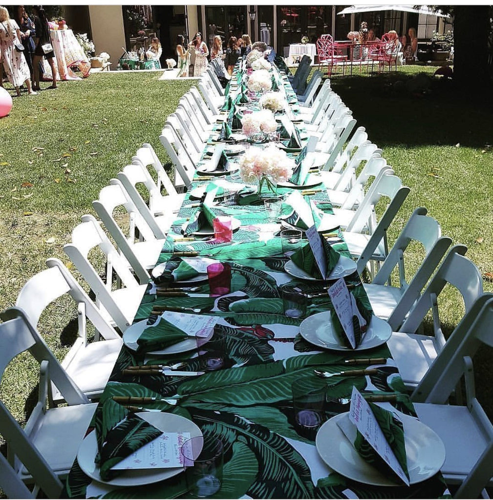 Palm Drive TABLECLOTH- Green
