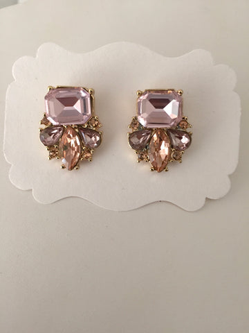 Pavé Seed Pearl Posts