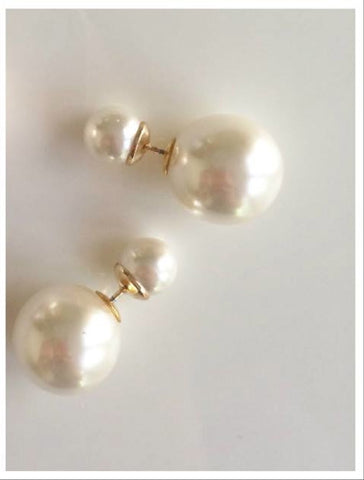 Pavé Seed Pearl Posts