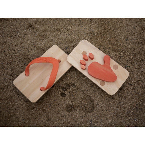 Monkey Print Flip-Flops-- XS - Palme d'Or