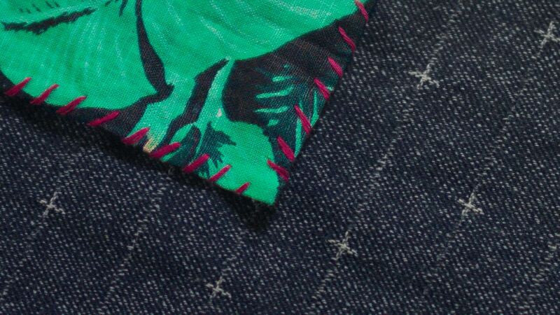 Palm Drive Pocket Square - Palme d'Or