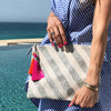 Metallic Antibes Clutch - Palme d'Or