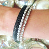 Pavé Black Spinel Bangle Bracelet - Palme d'Or