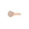 Avignon Pavé Ring in Rose Gold - Palme d'Or