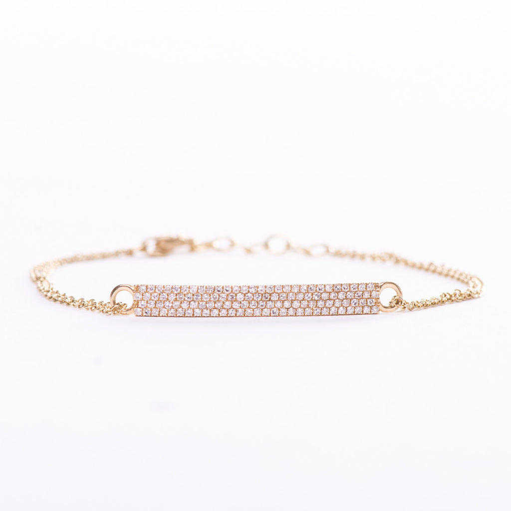 Zaragosa Pave' Diamond Bracelet - Palme d'Or