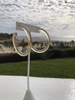 Lucite Glitter Loops in Gold