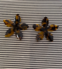 Tortoise Fleur Earrings