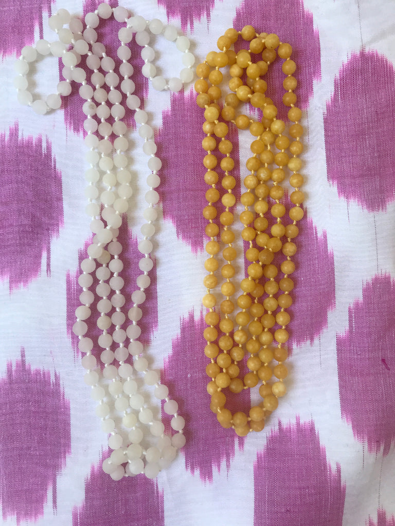 Cloud Hand-Knotted Beads