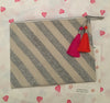 Metallic Antibes Clutch - Palme d'Or