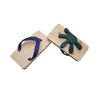 Gecko Print  Flip-Flops-- Medium - Palme d'Or
