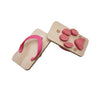 Paw Print Flip-Flops-- SMALL - Palme d'Or